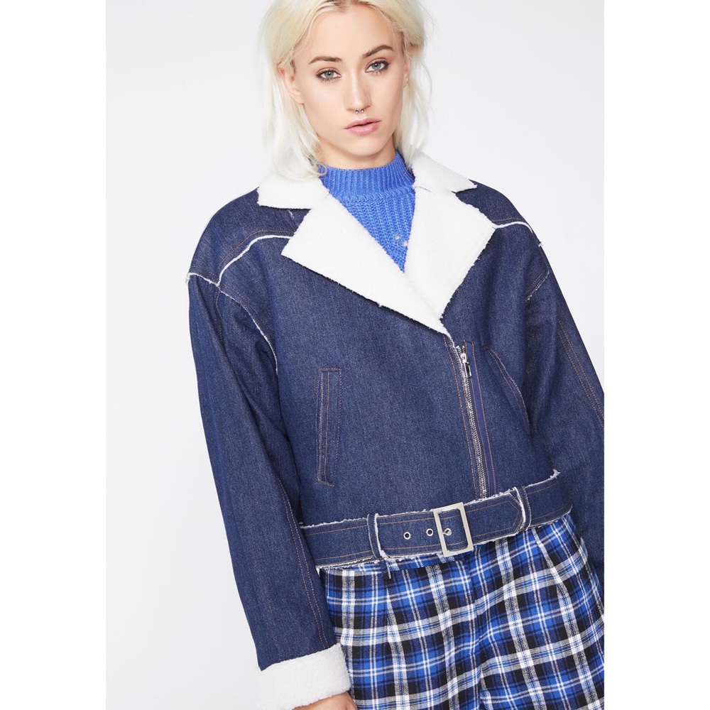 Denim Sherpa Jacket